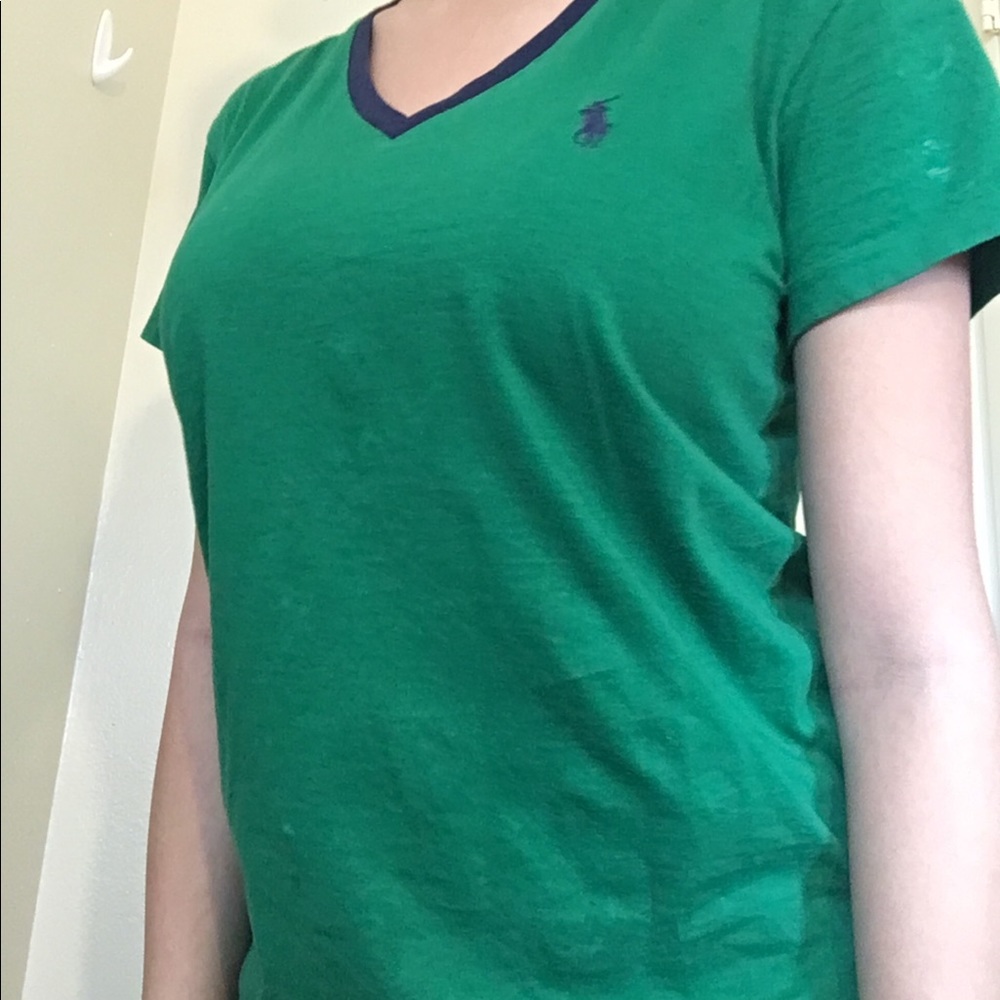 GREEN WOMENS POLO